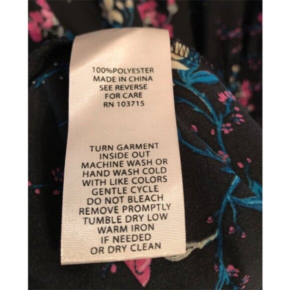 Nanette Lepore Sophisticated Floral Printed Women's A-Line Dress sz 4-6 READ - Picture 8 of 8